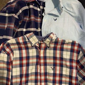 3 AE button ups